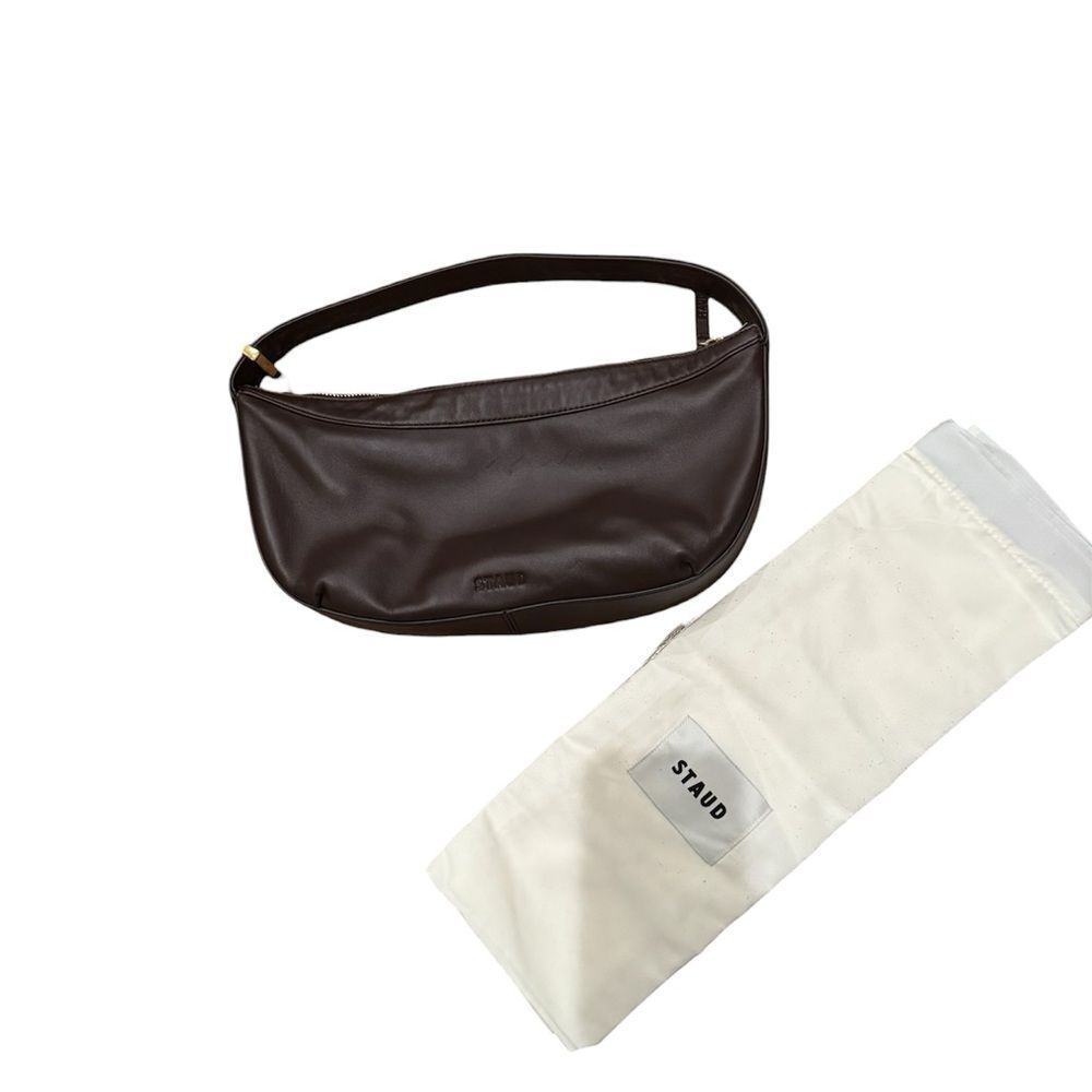 NEW STAUD DEMY SHOULDER BAG ESPRESSO - Picture 14 of 17